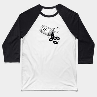 Music addicted Baseball T-Shirt